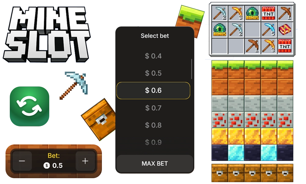 mine slot inout