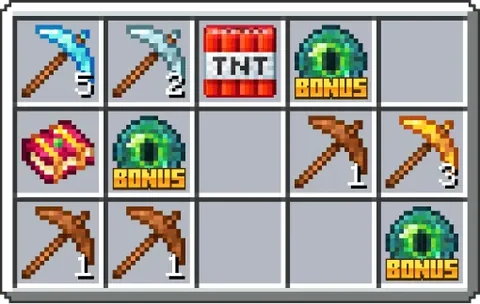 mine slot inout